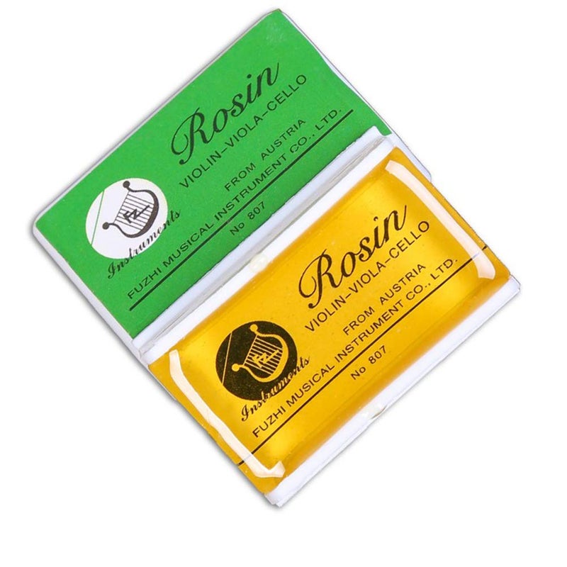 EastyGold Rosin Natural for Violin Cello Viola Rosin Light Low Dust for Bows String Music Instrument Accessory Yellow with Case 3 Pack - Image 3